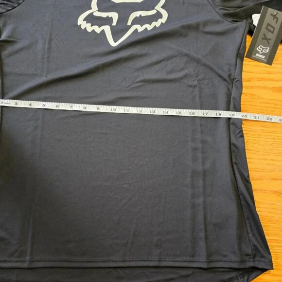 Fox Racing Ranger Short Sleeve Foxhead Jersey in Black - Size Extra Large - Picture 7 of 11